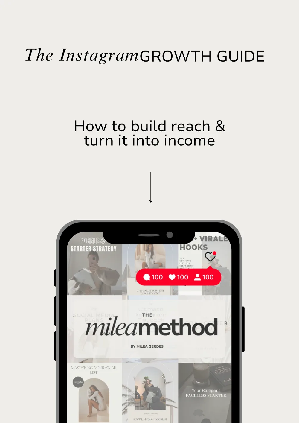 Cover of “Instagram Growth Guide” by Milea Gerdes