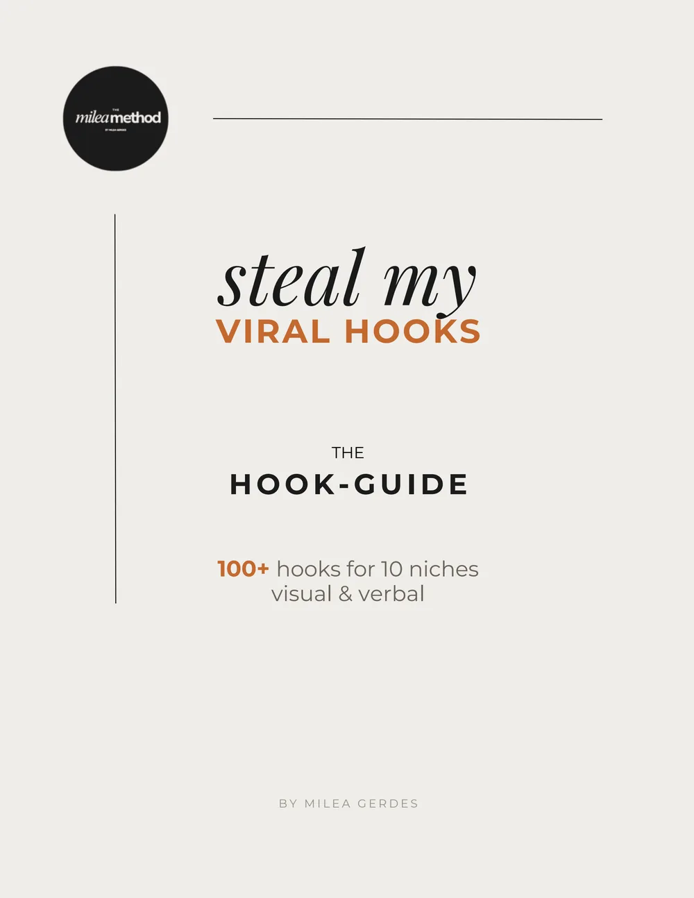 Cover of “The Hook Guide” by Milea Gerdes